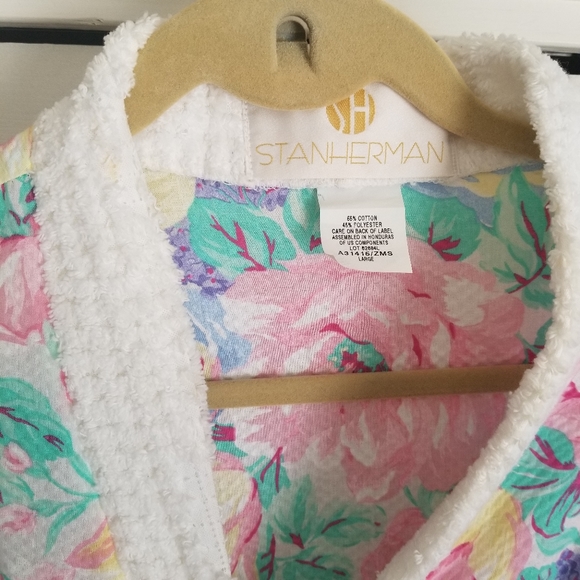 Vintage stanferman zipper floral robe - Picture 3 of 6